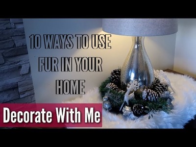 ???? Glam Home ???? 10 WAYS TO USE FAUX FUR IN YOUR HOME | DECORATE WITH ME