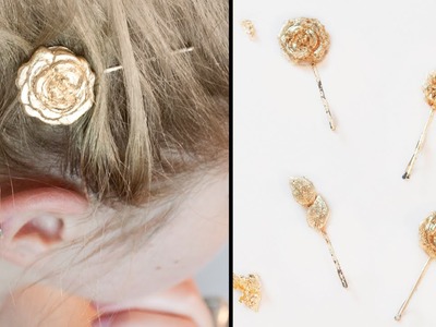 Gold Leaf Hair Pins