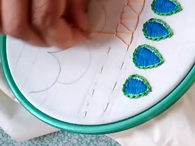 Hand Embroidery Tutorial For Biginers || Embroidery Design || Basic Embroidery Tutorial