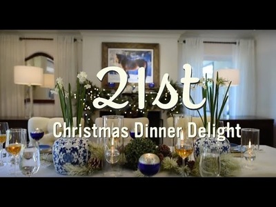 Holiday Decorating Ideas | Christmas Dinner Table  | 21