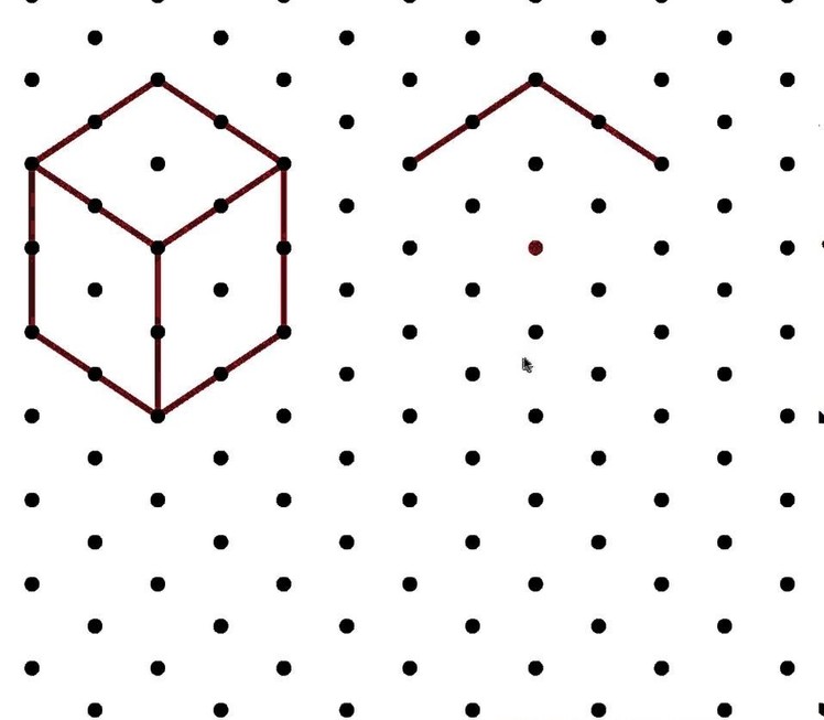 How to Draw a cube on an Isometric grid