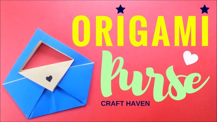 How to Fold Easy Origami Purse ♥︎ Paper Bag.Clutch Tutorial ♥︎ DIY Paper Folding for Beginners ♥︎