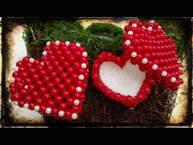 How to make a beaded heart box - DIY Valentine's day project