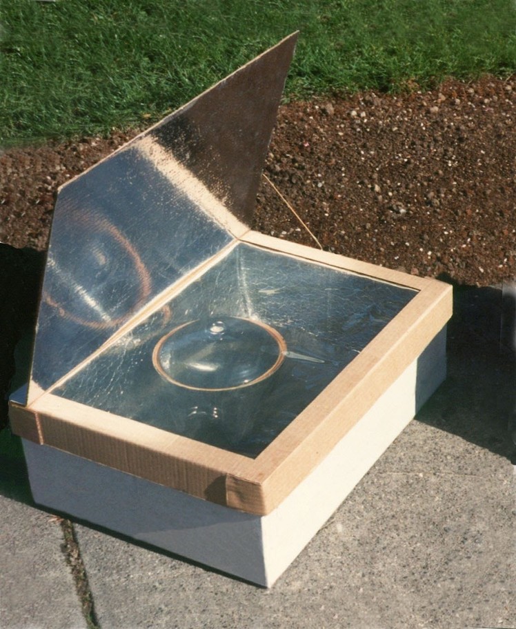 How to make a easy fast solar oven. cooker