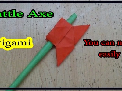 How To Make A Paper Battle Axe Easily