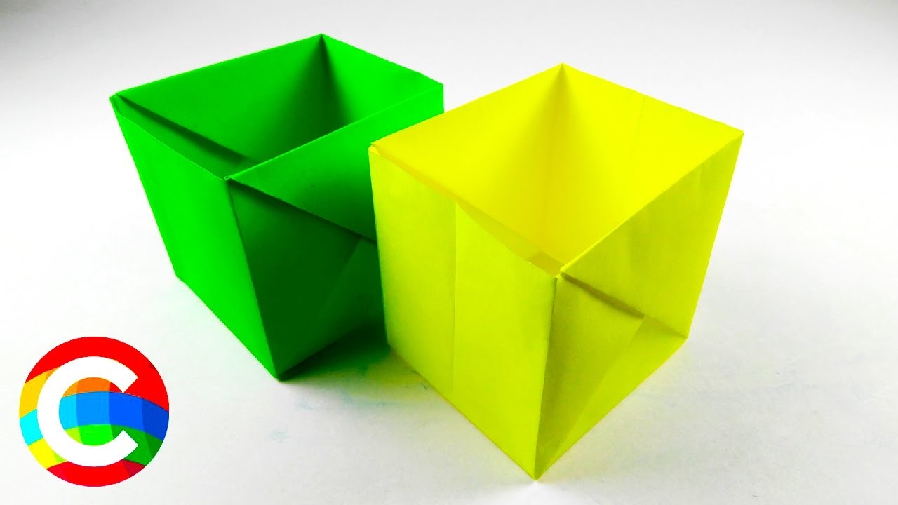 HOW TO MAKE A PAPER BOX in 2 Minutes - Very Easy DIY Craft (Origami ...