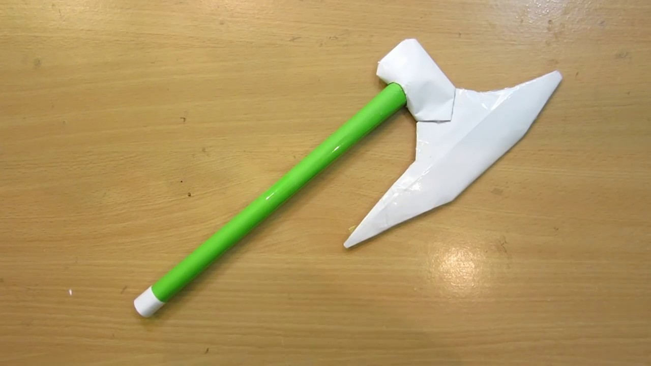 how-to-make-a-paper-tomahawk-battle-axe-easy