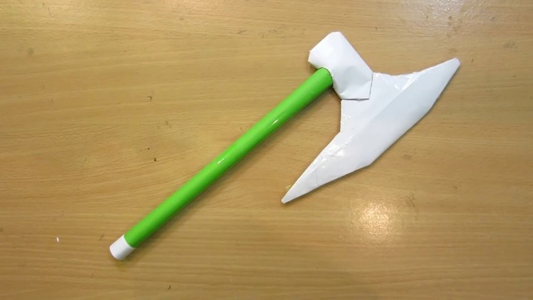 How to make a paper Tomahawk battle Axe - Easy. 