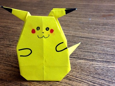How to make an origami Pokemon - Pikachu