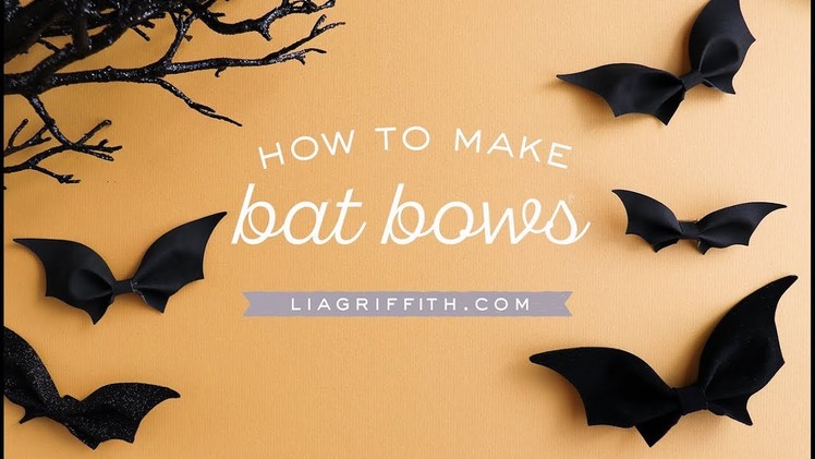 How To Make Bat Bows