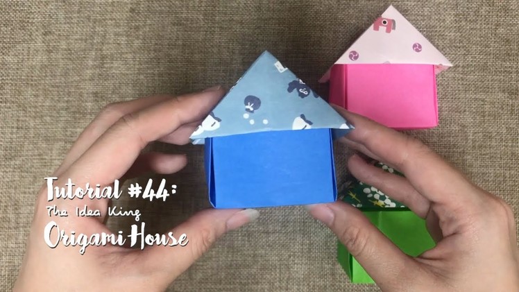 How to Make DIY Origami House? | The Idea King Tutorial #44