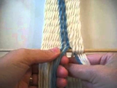 How to Make Intertwining Threads Become Interlinked Sprang