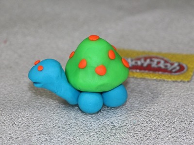 How to make Play Doh Turtle animal - Turtle Pet Activities by ToystoSurprise