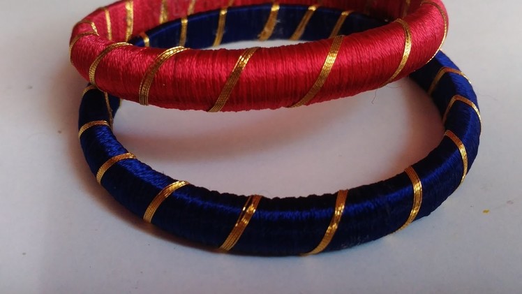 How To make Silk Thread Bangles