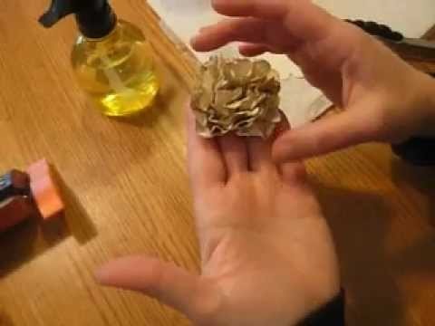 How To Make Vintage Paper Flowers