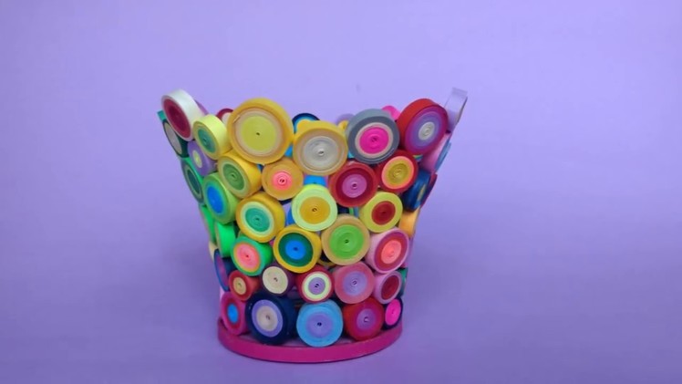 How to Make your own PEN HOLDER - DIY Paper Craft Ideas