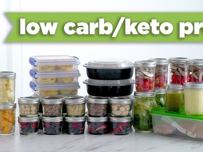 Keto.Low Carb Healthy Meal Prep For the Week! - Mind Over Munch