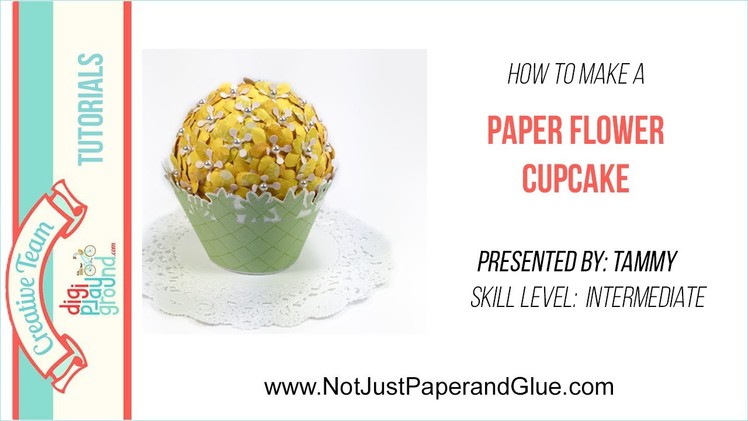 Let me show you how to Create a Paper Floral Centerpiece