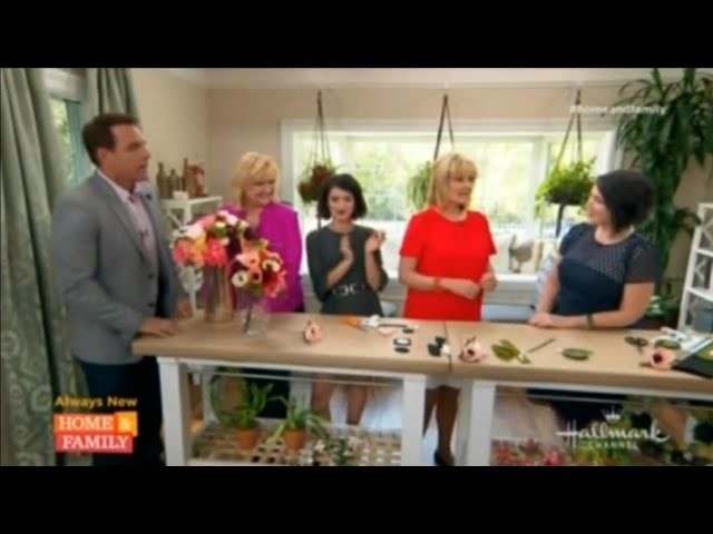 Lia Griffith on Hallmark Home & Family - How To Make Paper Flowers