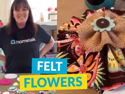 Make Gorgeous Faux Flowers With Felt!