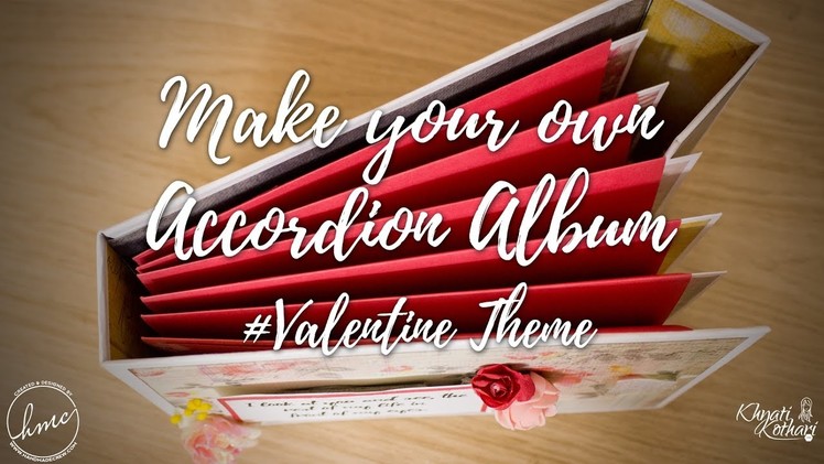 Make your own Valentine Accordion Book [DIY Video tutorial] #Craft Idea #VoiceDebut