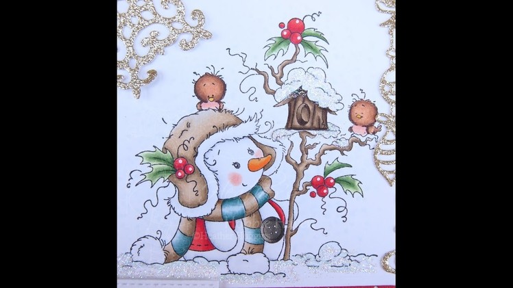 Miss Frosty Copic Coloring Card Kit