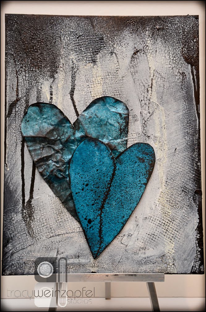 Mixed Media Monday with Tracy Weinzapfel 3.21.16 - Mended Hearts