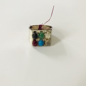 Multi Stone Ring/Valentine's Day gift/Gift for her