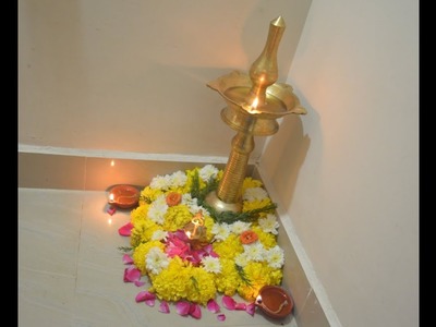 My pooja room.Small Pooja room decoration.Simple pooja room decoration for festival