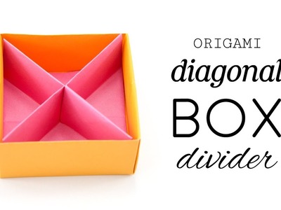 Origami Diagonal Box Divider Tutorial ★ Paper Kawaii