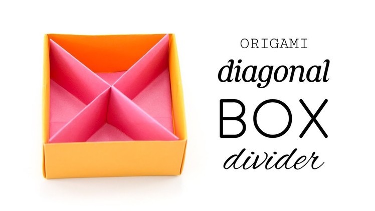 Origami Diagonal Box Divider Tutorial ★ Paper Kawaii