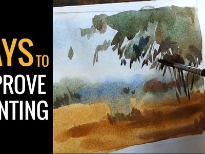 Painting Shortcuts | 14 days to improve your painting | watercolor tutorial for beginners