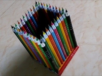 Pen stand - best out of waste projects