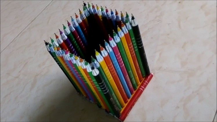 Pen stand - best out of waste projects