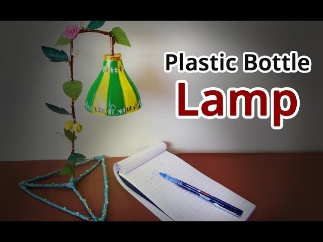 Recycled Craft Ideas : How to Make Lampshade From Plastic Bottles | Best Out of Waste Projects
