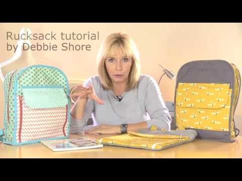 Sewing a rucksack, a tutorial by Debbie Shore