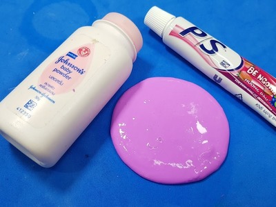 Slime Toothpaste and Powder ! How To Make Slime only toothpaste & Powder