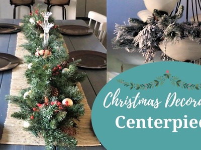 Tabletop Centerpieces & Wreath Chandelier | Christmas Decorations | CleanCut Hacks