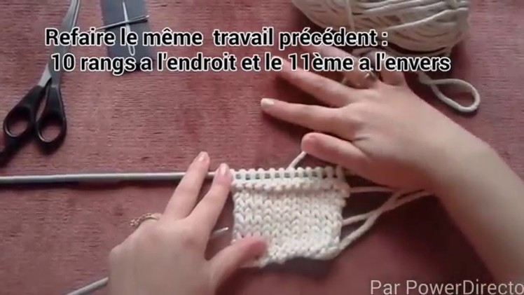 Tricoter votre bandeau EASY