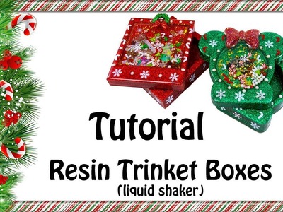 Tutorial - Holiday Shaker Trinket Boxes (liquid shaker)