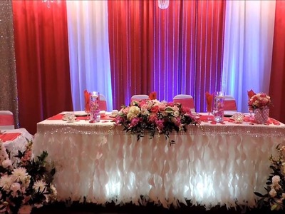 Wedding Reception Decor & flowers arrangement idea's (Philip & Izabela's Wedding)