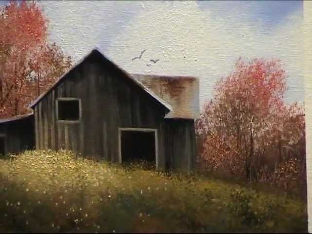 Wilson Bickford Intermediate.Advanced Oil Painting Lesson - Autumn Barn