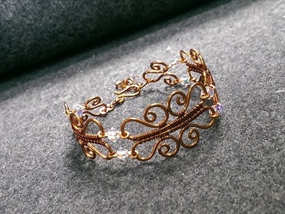 Wire bracelet - How to make wire jewelry 184