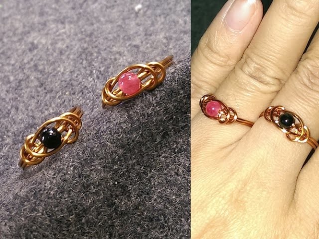 Wire copper ring - Tutorials super simple ring 185