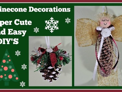 2 DIY Pinecone???? Decorations Super???? Easy Gift Idea