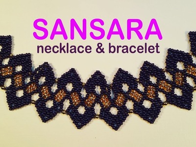32: SANSARA beaded necklace! Enjoy beading the beauty!