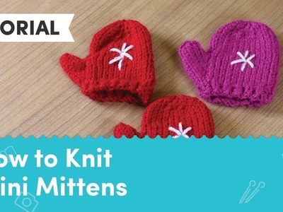 A Very Berry Christmas KAL - Mini Mittens Knitting Tutorial