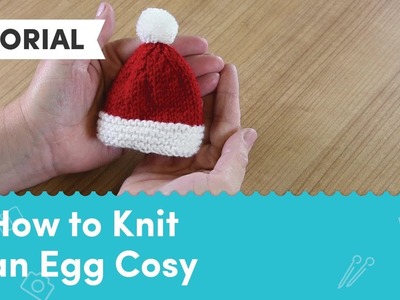 A Very Berry Christmas KAL -Santa Hat Egg Cosy Knitting Tutorial