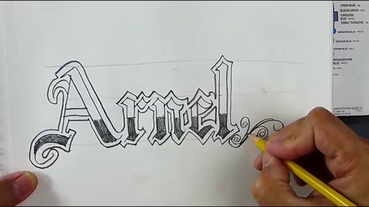 Calligraphy Lessons - Decorate your name