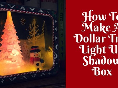 Christmas Crafts: Dollar Tree DIY Shadow Box